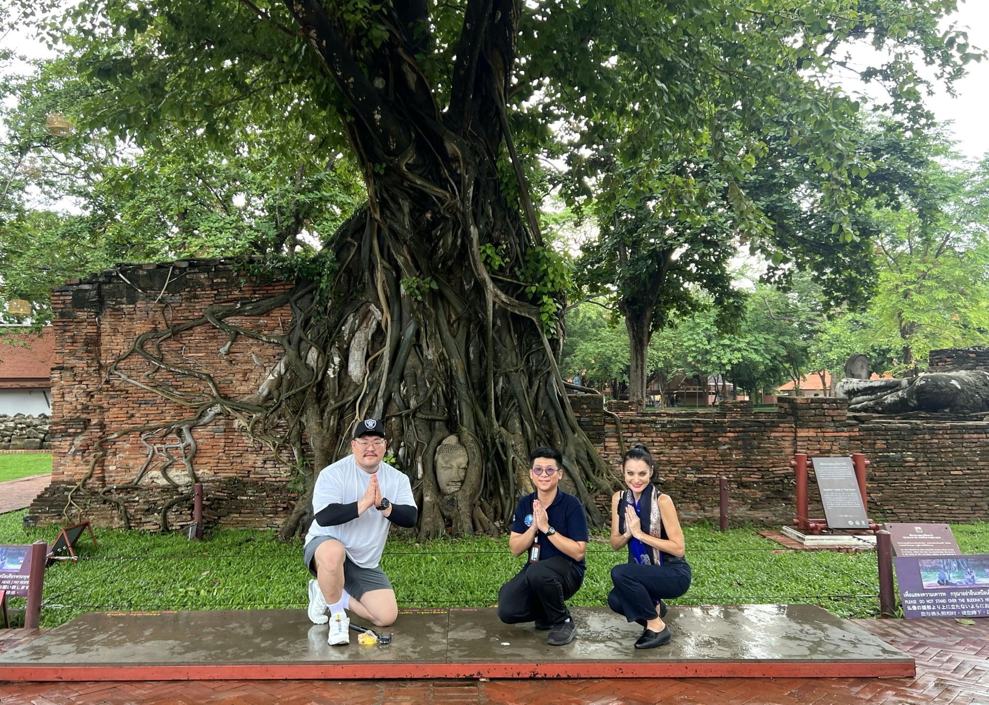 Guided tour of Ayutthaya with cable car and temple visits