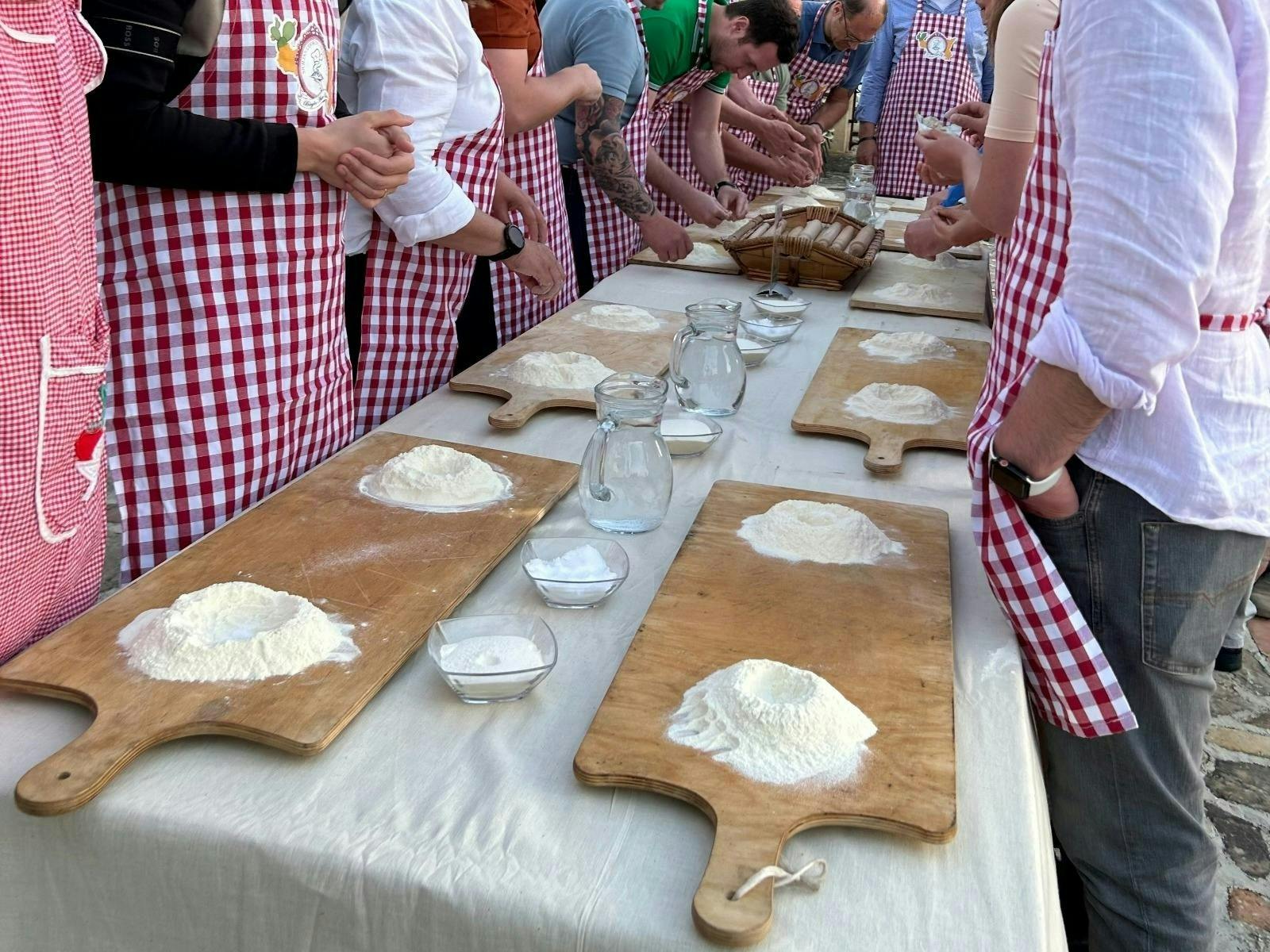 Sicilian tabisca pizza cooking class in Sciacca