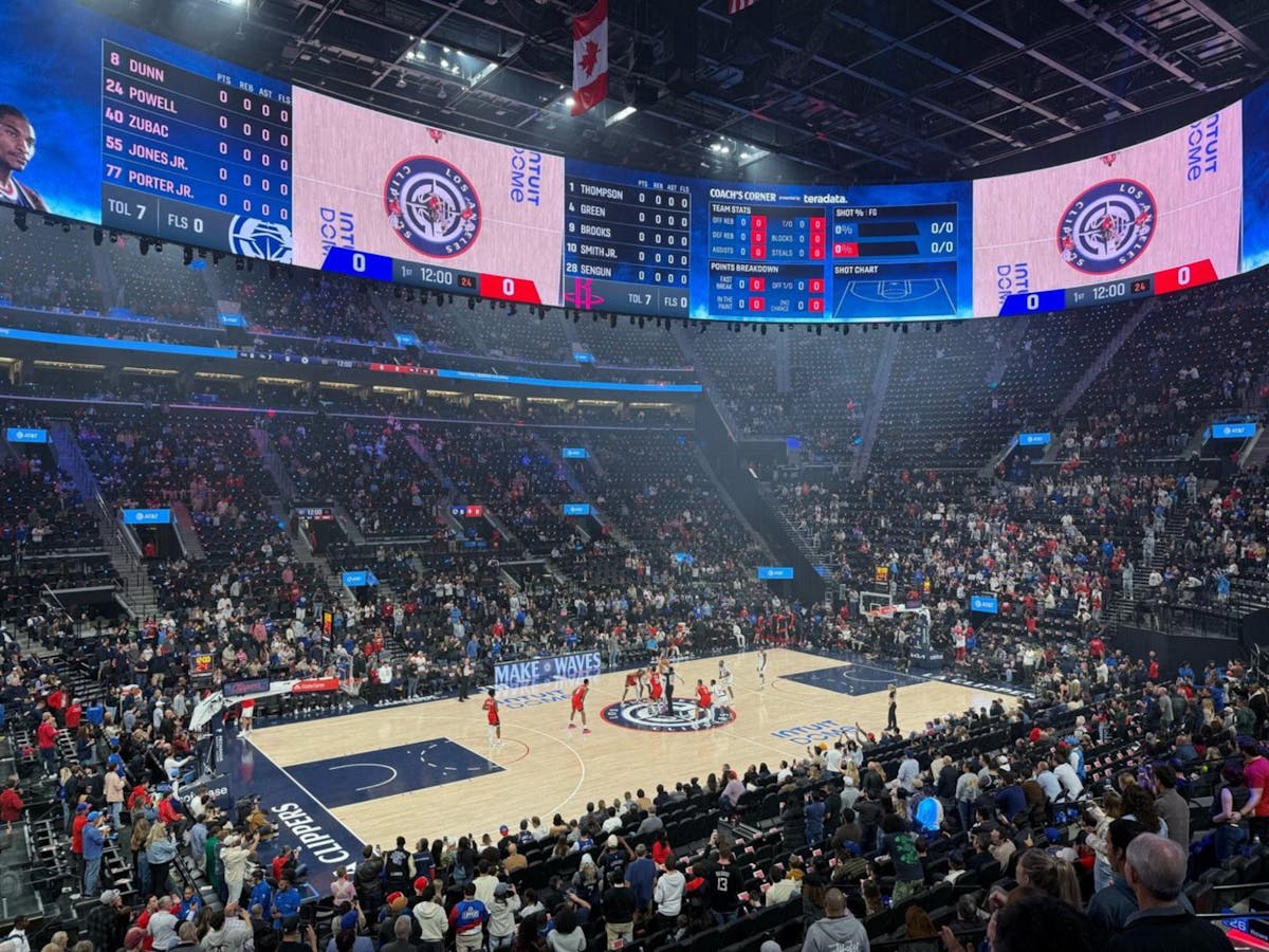 Ticket für ein NBA-Spiel der Los Angeles Clippers