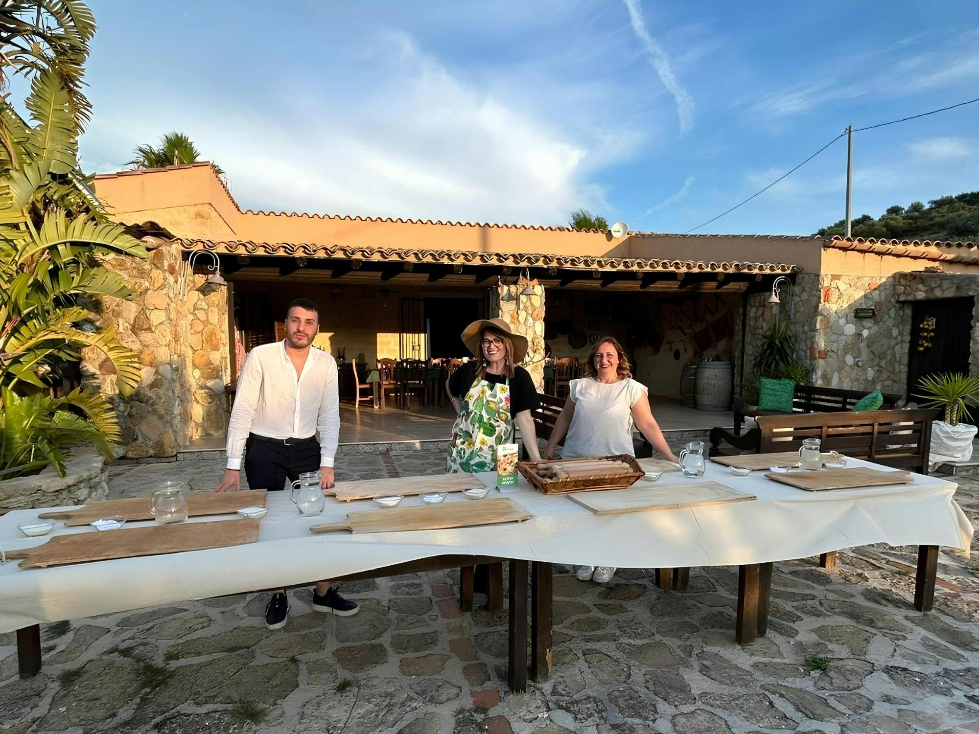Sicilian fresh pasta cooking experience in Sciacca