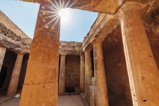 Dagtocht naar het oude Kourion met een bezoek aan Paphos-stad
