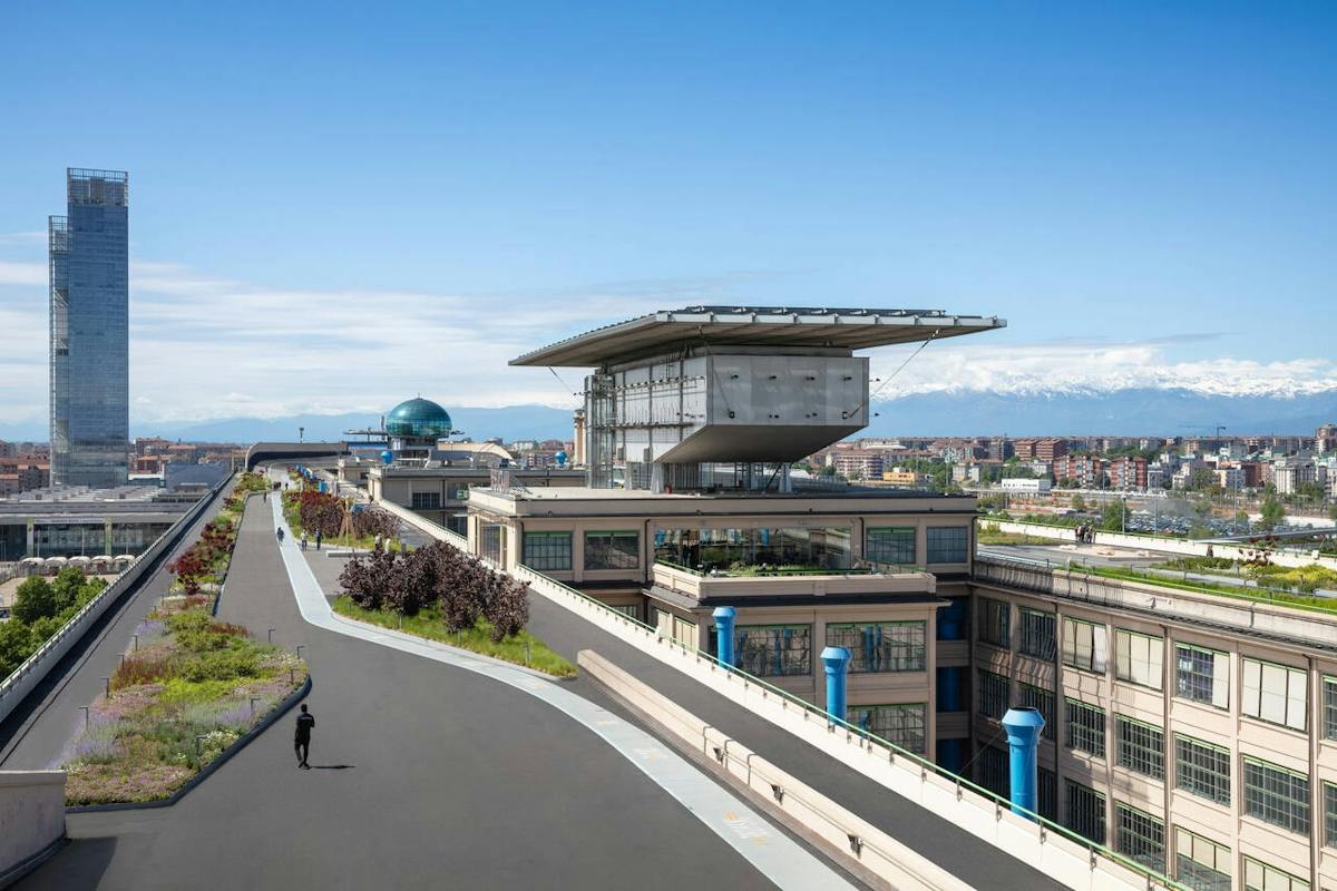 Turin hop-on hop-off tour  with Pista 500 and Pinacoteca Agnelli