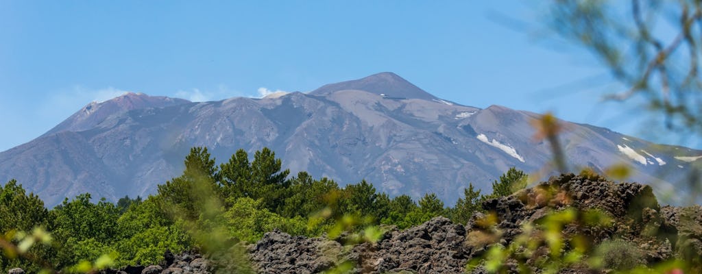Alcantara Gorge and Mount Etna from Taormina
