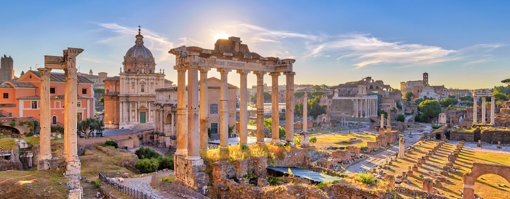 Rome Hop-on Hop-off and Roman Forum Tour from Civitavecchia