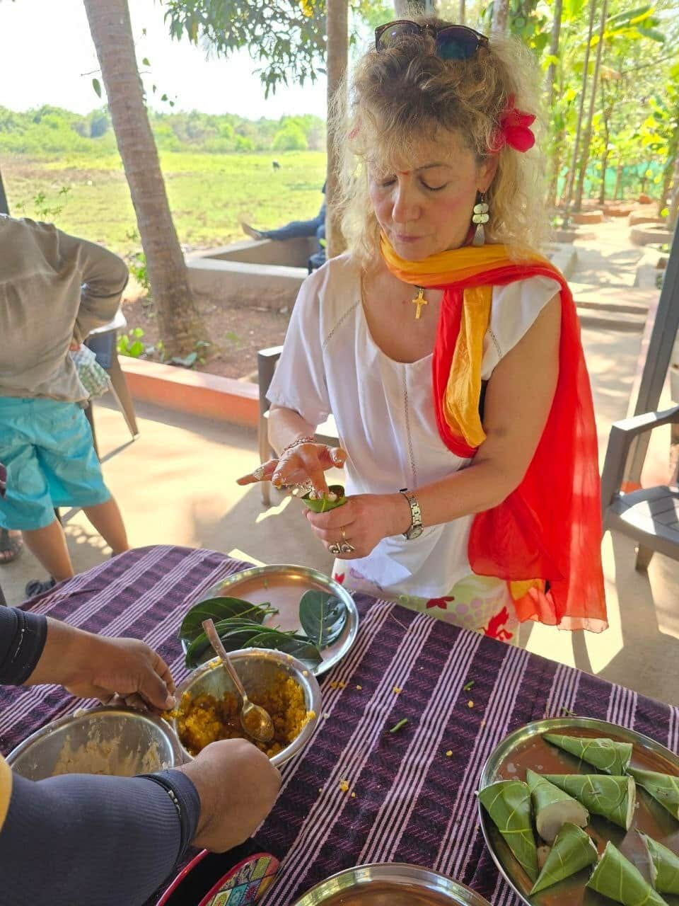 Authentic Goan Saraswat cooking experience on a local spice farm