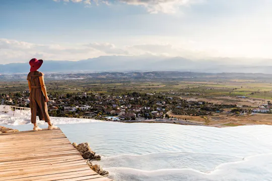 Tour di Pamukkale e Hierapolis di un'intera giornata con sosta alle piscine termali