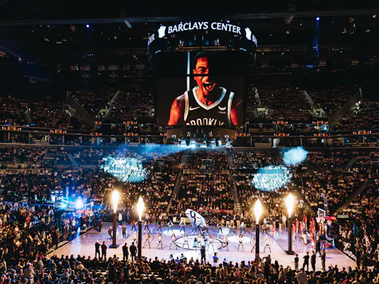 Match de basket des Brooklyn Nets au Barclays Center