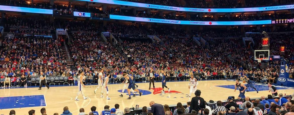 Philadelphia 76ers Basketball Game at Wells Fargo Center