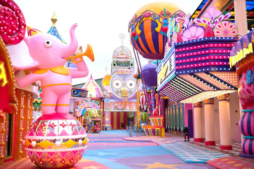 Phuket's Carnival Magic Park from Khao Lak