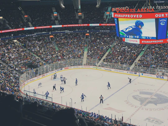 Vancouver Canucks ice hockey game ticket at Rogers Arena