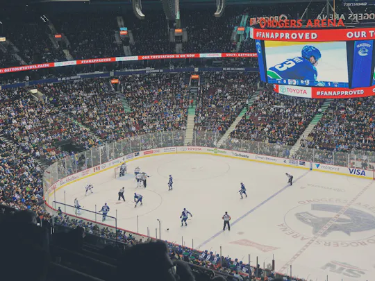 Biglietto per la partita di hockey su ghiaccio dei Vancouver Canucks alla Rogers Arena