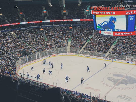 Vancouver Canucks ice hockey game ticket at Rogers Arena