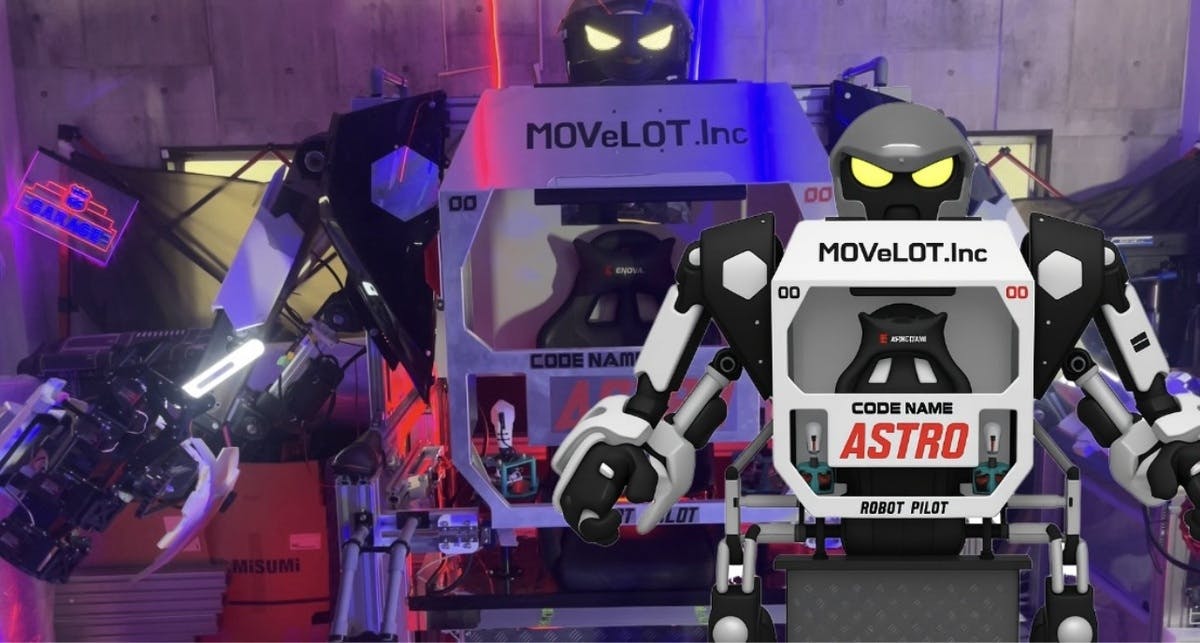 Giant robot piloting experience in Tokyo