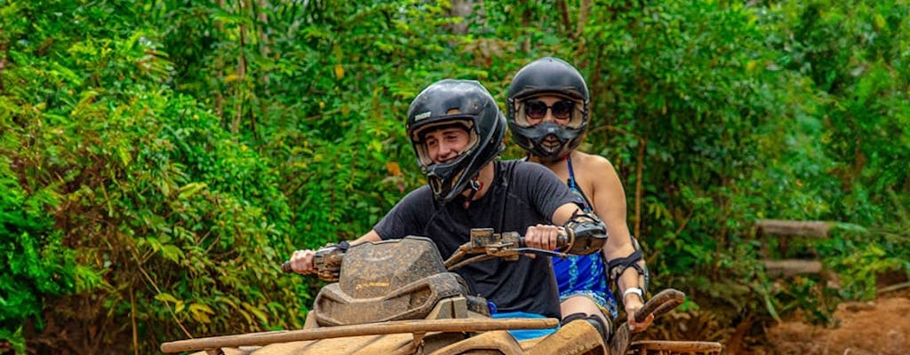 Passeio de quadriciclo, tirolesa e cenote em Puerto Morelos pela Cancun Adventures