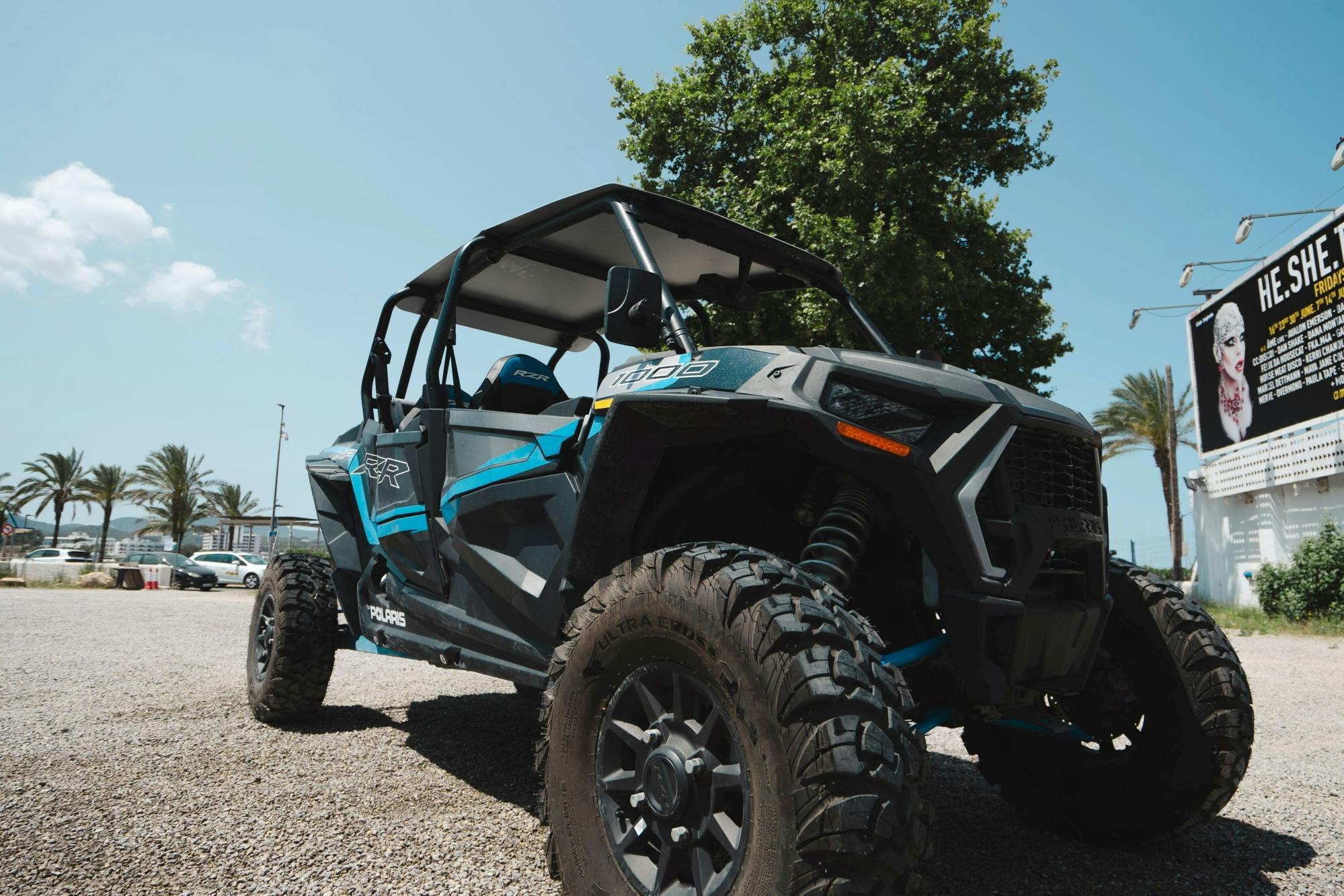 Ibiza buggy adventure tour with swim stop