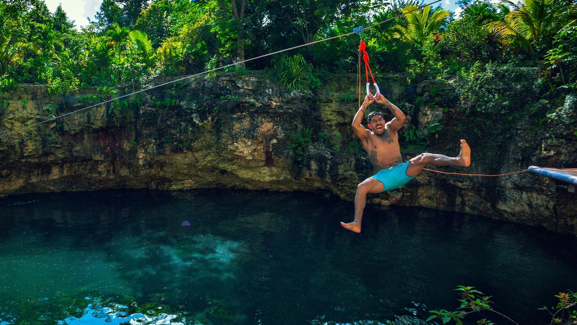Adrenaline Park ATV, zipline and cenote tour by Cancun Adventures