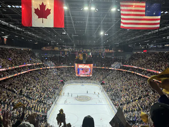 Vegas Golden Knights NHL wedstrijdkaart in T-Mobile Arena