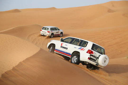 Classic Dubai desert safari with camel ride and BBQ dinner