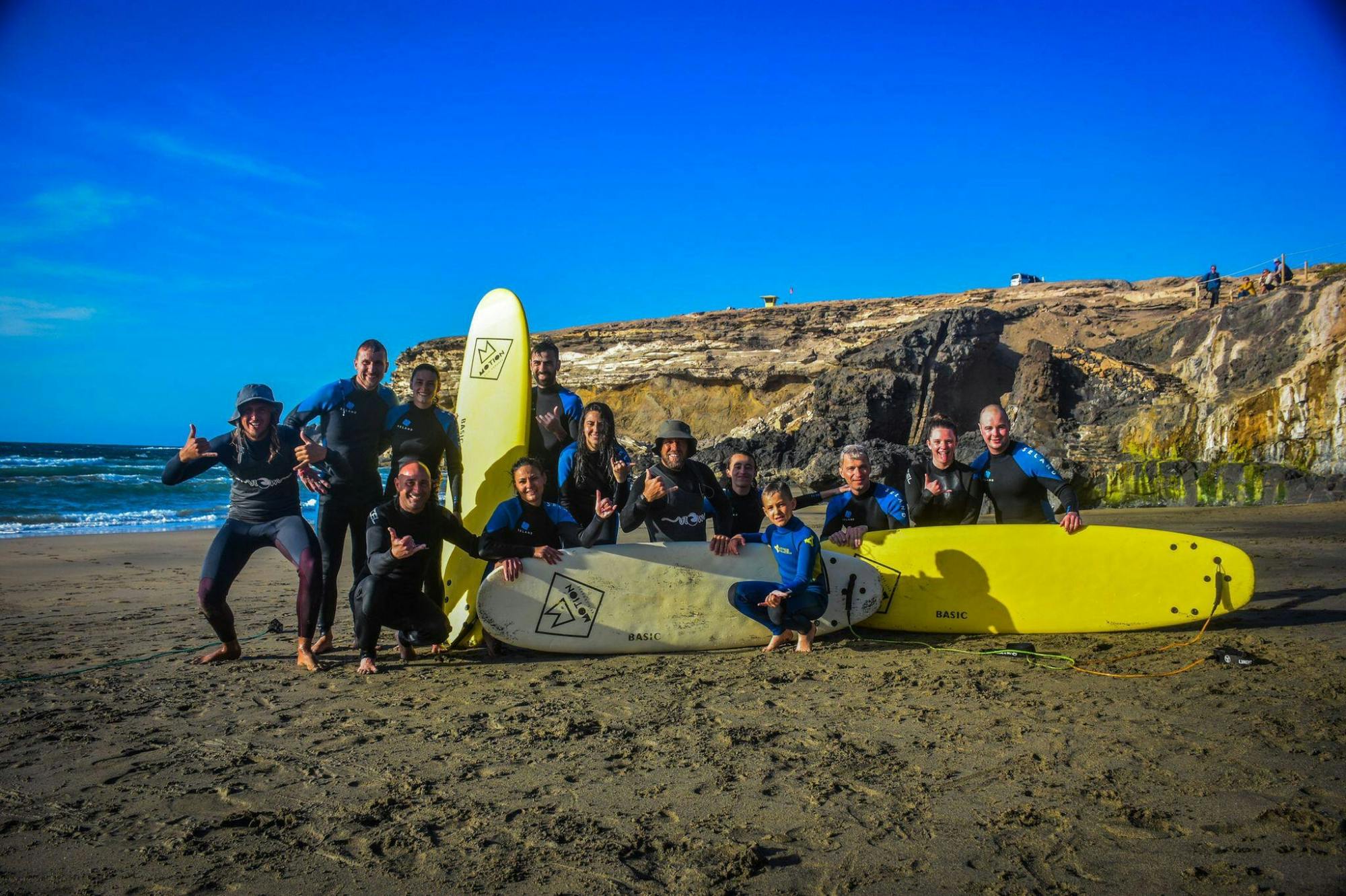 Southern Fuerteventura surfing lessons