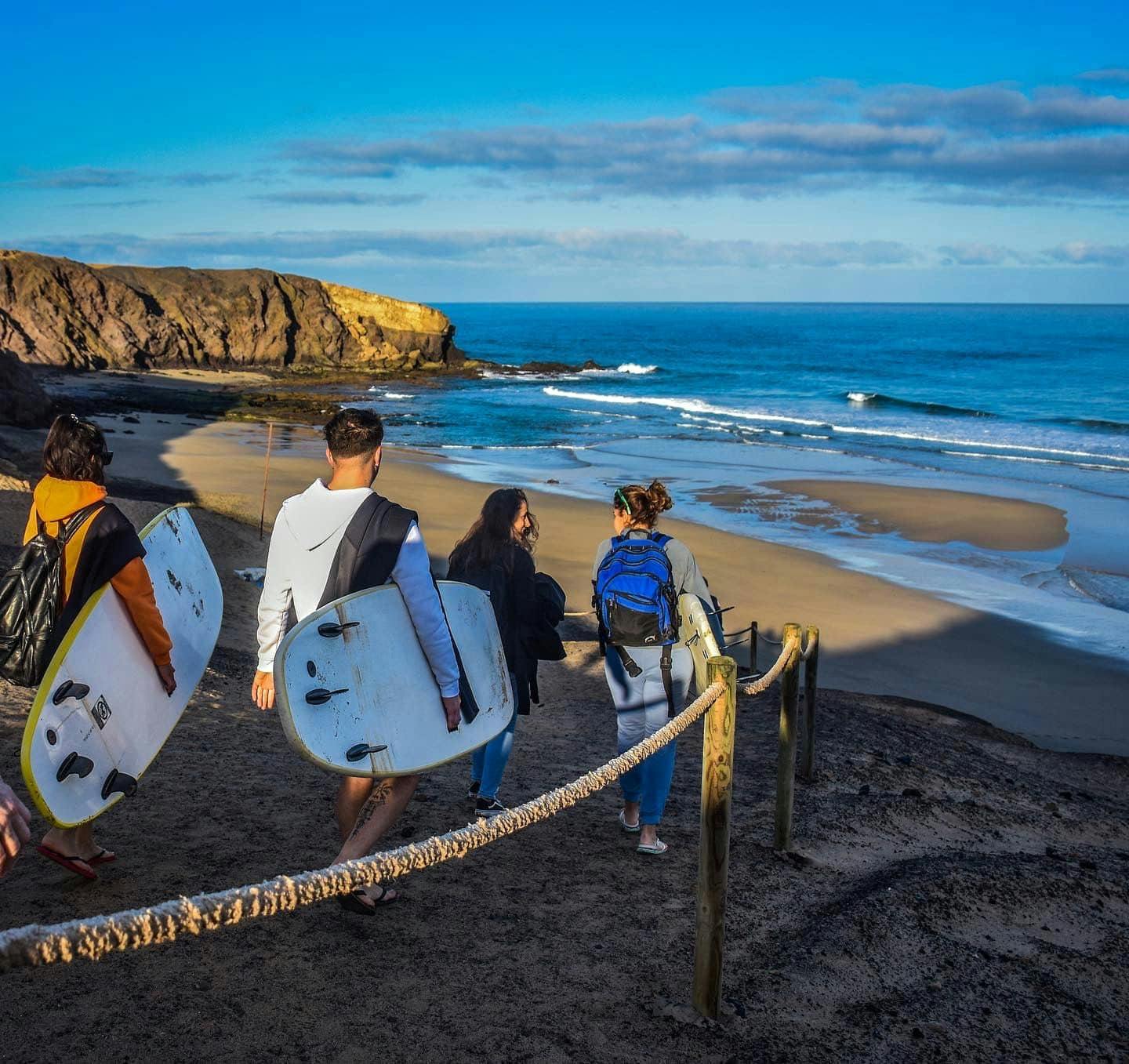 Southern Fuerteventura surfing lessons