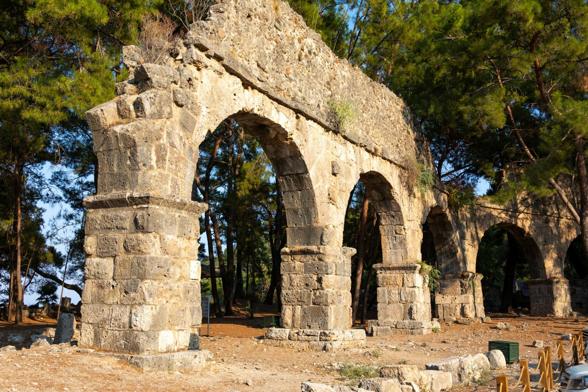 Full-day guided tour of Phaselis and Tahtali Mountain in Antalya