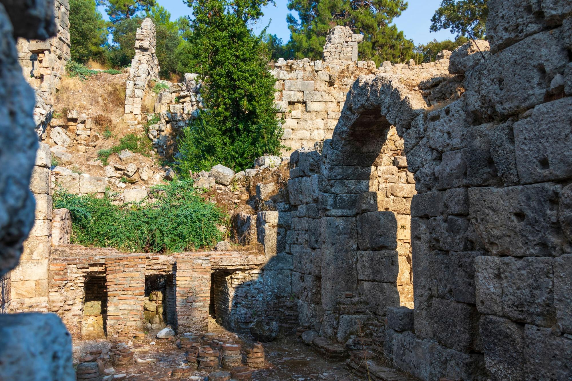 Full-day guided tour of Phaselis and Tahtali Mountain in Antalya
