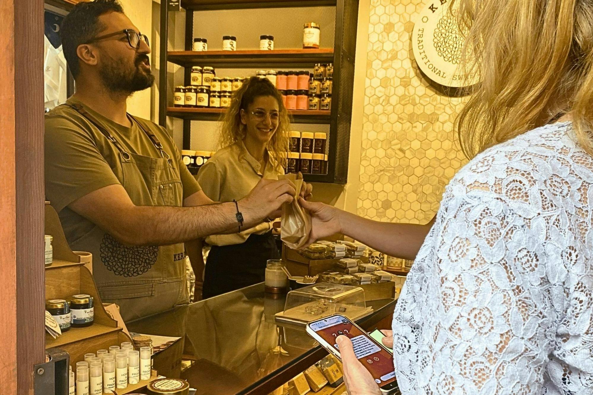 Greek myths digital treasure hunt tour across Lindos