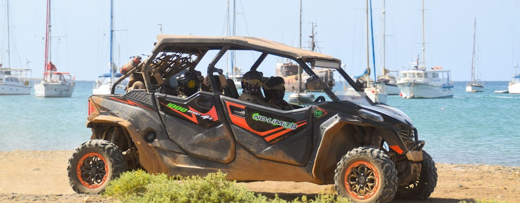 familiesvriendelijke off-road buggytour door het noorden van Boa Vista