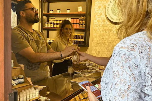 Greek myths digital treasure hunt tour across Lindos