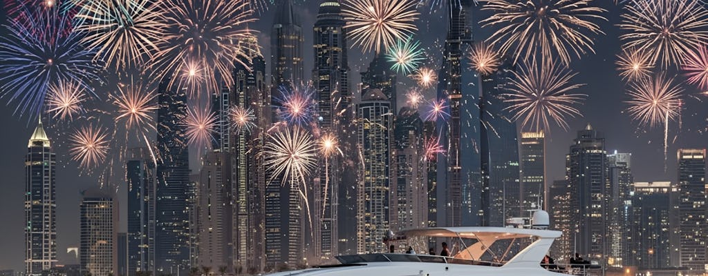 Luxury New Year’s Eve yacht party in Dubai Marina