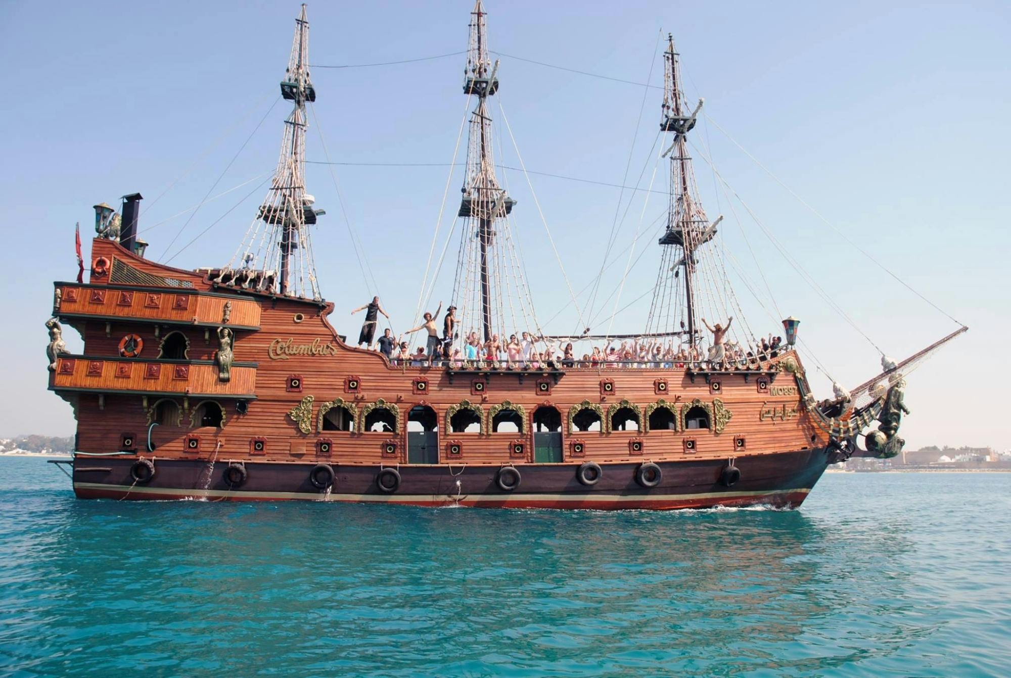 Tunisian pirate boat trip from Hammamet