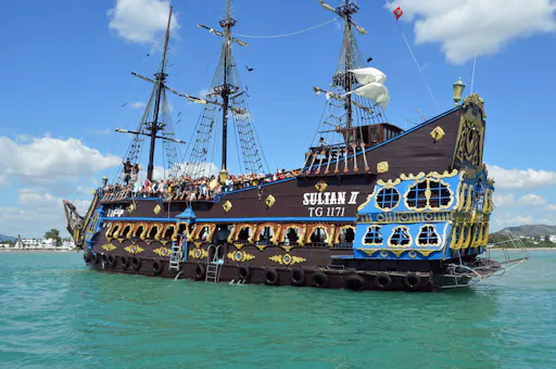 Tunisian pirate boat trip from Hammamet
