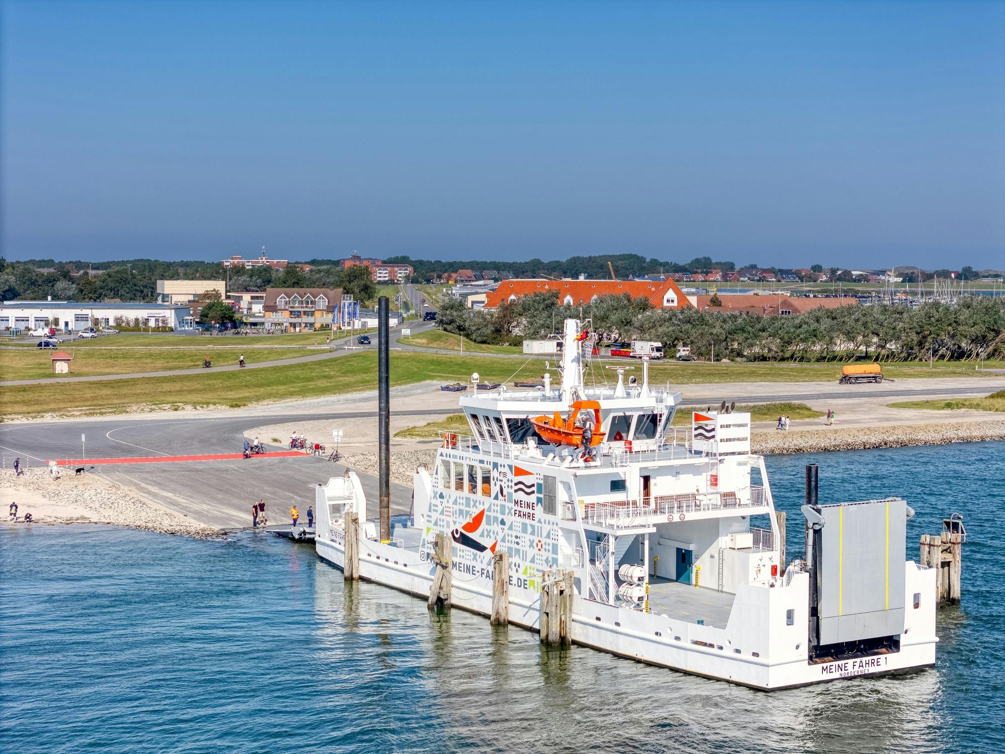 Foot passenger ferry boat ticket from Norddeich to Norderney