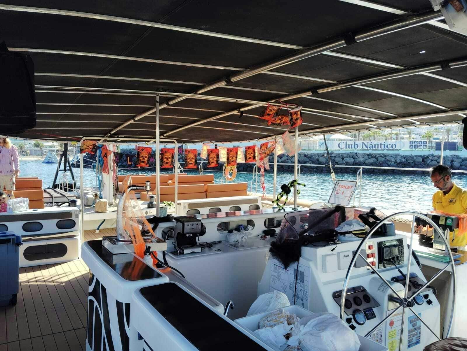 Halloween catamaran cruise in Tenerife