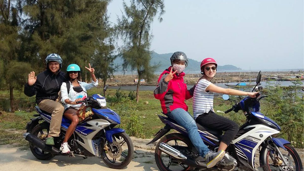 Hue stad tour op de motor met easy rider