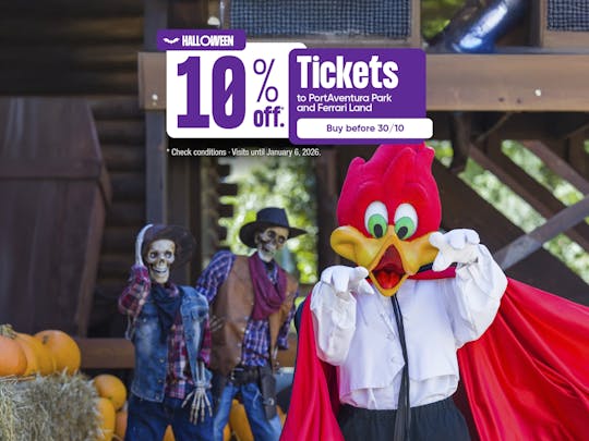 PortAventura Park and Ferrari Land tickets for 1, 2 and 3 days