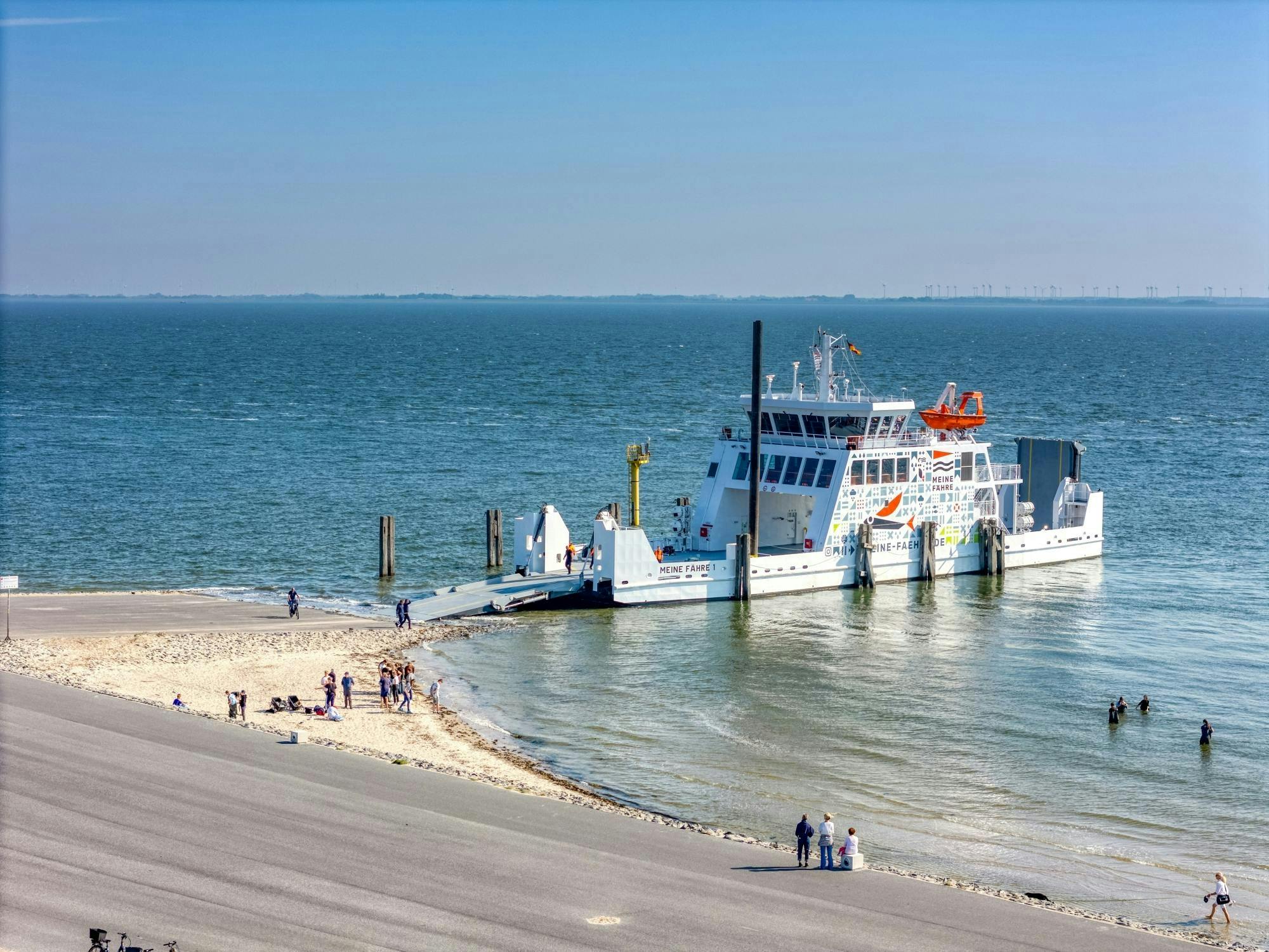 Foot passenger ferry boat ticket from Norderney to Norddeich Mole