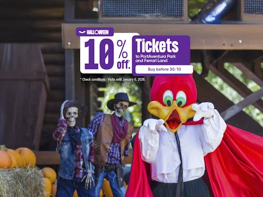 PortAventura Park and Ferrari Land 1, 2 and 3-Day Tickets
