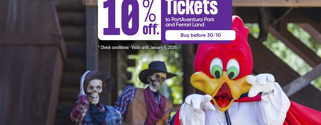 PortAventura Park and Ferrari Land tickets for 1, 2 and 3 days
