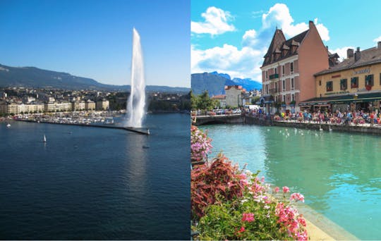 Annecy and Geneva city tour with cruise on Lake Geneva