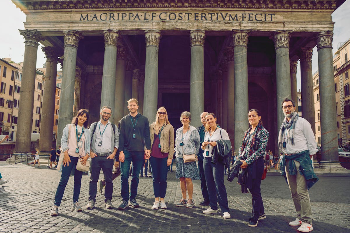 Tour a piedi di Roma con visita guidata al Pantheon