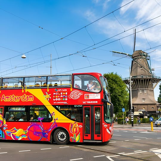 Amsterdam City Sightseeing hop-on hop-off bus and boat combo