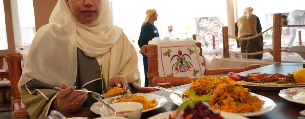 Ethnic Emirati dining experience