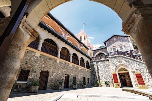 Troodos Mountains tour with Kykkos Monastery visit and lunch