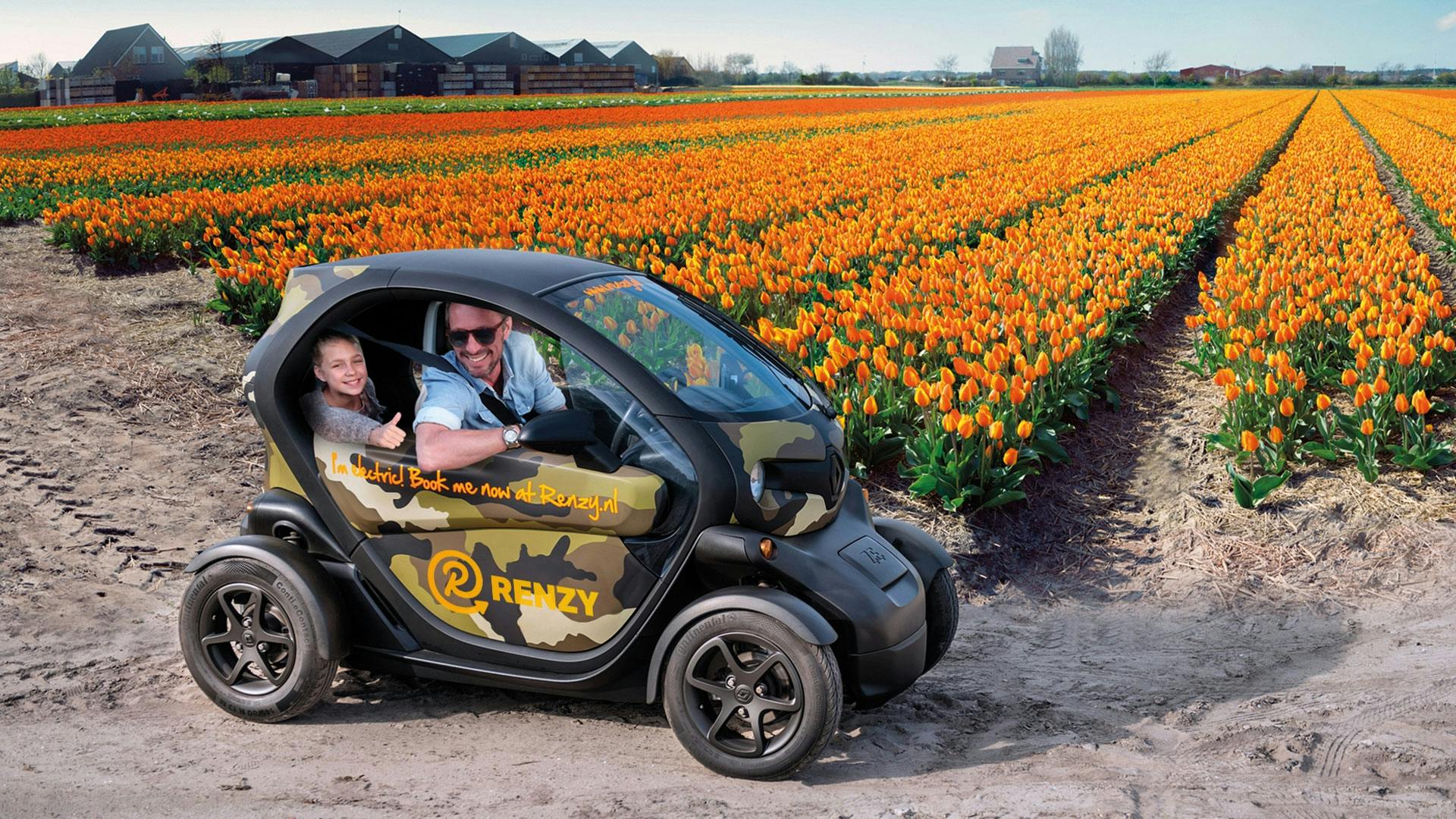 Self-drive audiotour door tulpen- en bloemenvelden
