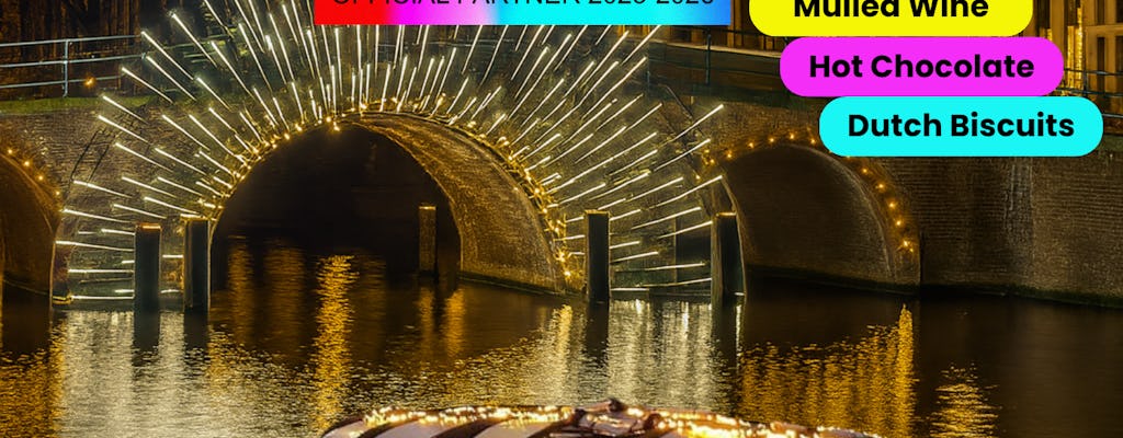 Light Festival Cruise with Open Bar and Mulled Wine in Amsterdam