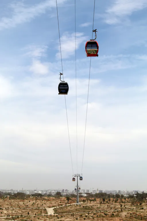Agadir cable car ride and Souk El Had Market