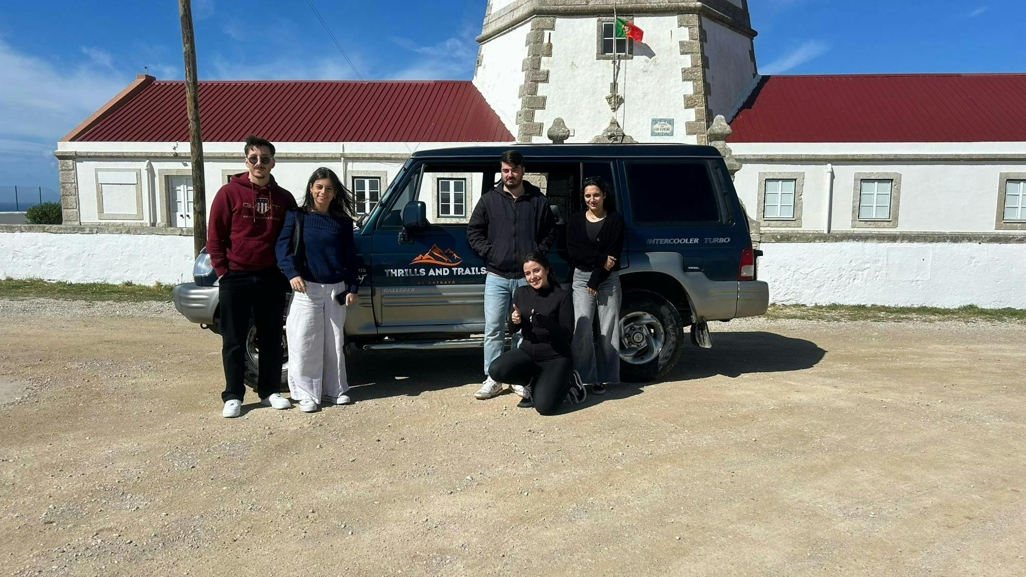 Hiking and 4x4 tour in Chã dos Navegantes and Cabo Espichel