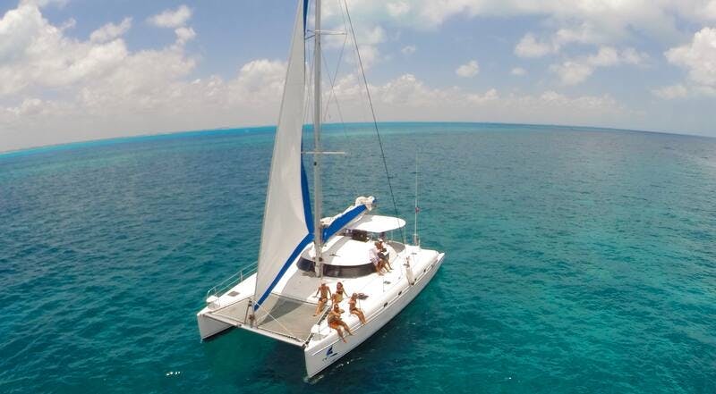 Isla Mujeres catamaran cruise experience