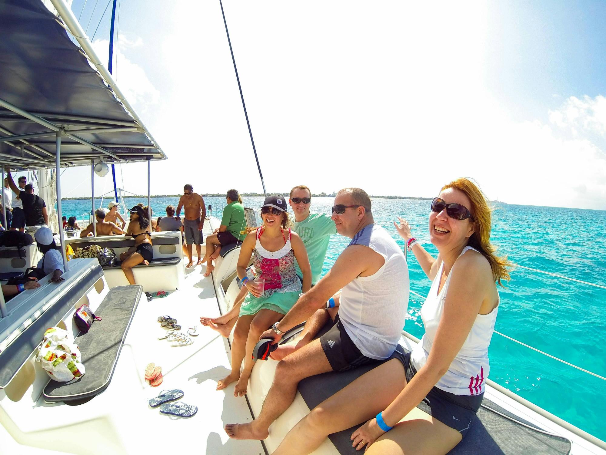 Isla Mujeres catamaran cruise experience